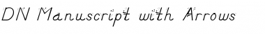 Download DN Manuscript with Arrows Regular Font Title Preview