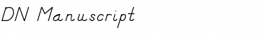 Download DN Manuscript Regular Font Title Preview