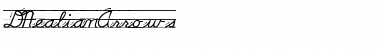 Download DNealianArrows Regular Font Title Preview