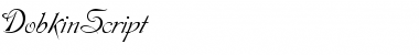 Download DobkinScript Normal Font Title Preview