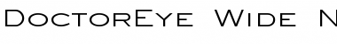 Download DoctorEye Wide Normal Font Title Preview