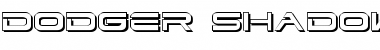 Download Dodger Shadow Shadow Font Title Preview