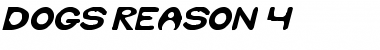 Download Dog's Reason 4 Italic Font Title Preview