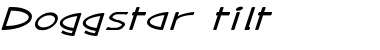 Download Doggstar tilt Regular Font Title Preview