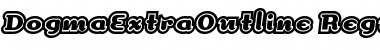 Download DogmaExtraOutline Regular Font Title Preview