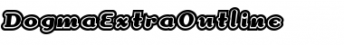 Download DogmaExtraOutline Roman Font Title Preview