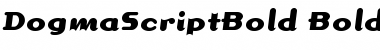 Download DogmaScriptBold Bold Font Title Preview