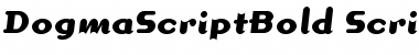 Download DogmaScriptBold Script Bold Font Title Preview