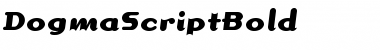 Download DogmaScriptBold Regular Font Title Preview