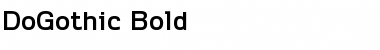 Download Do Gothic Bold Font Title Preview