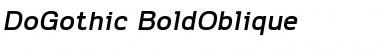 Download Do Gothic Bold Oblique Font Title Preview