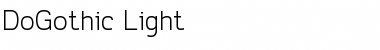 Download Do Gothic Light Font Title Preview