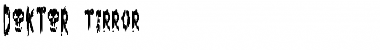 Download DOKTOR terror Regular Font Title Preview