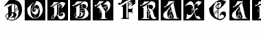 Download DolbyFraxCaps Regular Font Title Preview