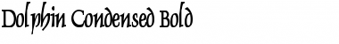 Download Dolphin Condensed Bold Font Title Preview