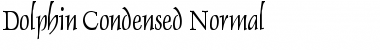 Download Dolphin Condensed Normal Font Title Preview