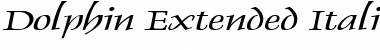 Download Dolphin Extended Italic Font Title Preview