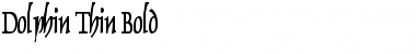 Download Dolphin Thin Bold Font Title Preview