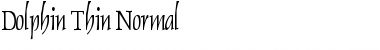 Download Dolphin Thin Normal Font Title Preview
