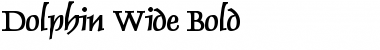 Download Dolphin Wide Bold Font Title Preview
