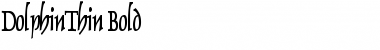Download DolphinThin Bold Font Title Preview