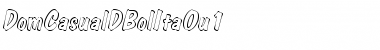 Download DomCasualDBolItaOu1 Regular Font Title Preview