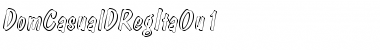 Download DomCasualDRegItaOu1 Regular Font Title Preview