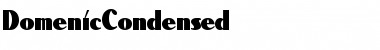 Download DomenicCondensed Regular Font Title Preview