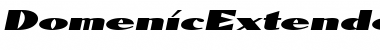 Download DomenicExtended Oblique Font Title Preview