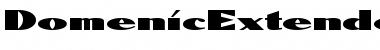 Download DomenicExtended Regular Font Title Preview