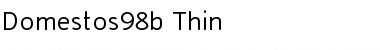 Download Domestos98b Thin Font Title Preview