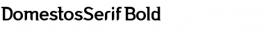 Download DomestosSerif Bold Font Title Preview