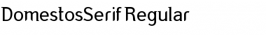 Download DomestosSerif Regular Font Title Preview