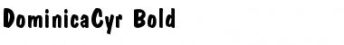 Download DominicaCyr Bold Font Title Preview