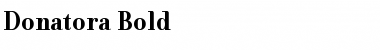 Download Donatora Bold Font Title Preview