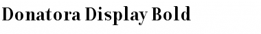 Download Donatora Display Bold Font Title Preview