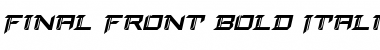Download Final Front Bold Italic Bold Italic Font Title Preview