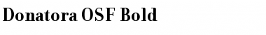 Download Donatora OSF Bold Font Title Preview