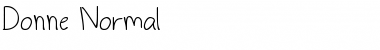 Download Donne Normal Font Title Preview