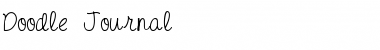 Download Doodle Journal Regular Font Title Preview