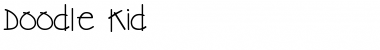 Download Doodle Kid Regular Font Title Preview
