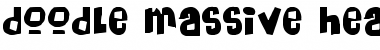 Download Doodle Massive Headache Regular Font Title Preview