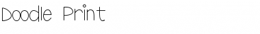 Download Doodle Print Regular Font Title Preview