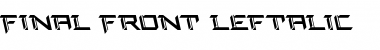 Download Final Front Leftalic Italic Font Title Preview