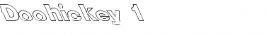 Download Doohickey 1 Regular Font Title Preview