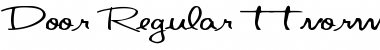 Download Door Regular Font Title Preview