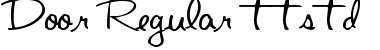 Download Door Regular Font Title Preview