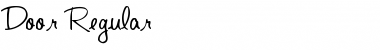 Download Door Regular Font Title Preview
