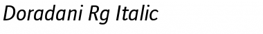 Download Doradani Italic Font Title Preview