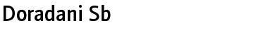 Download Doradani Semibold Font Title Preview